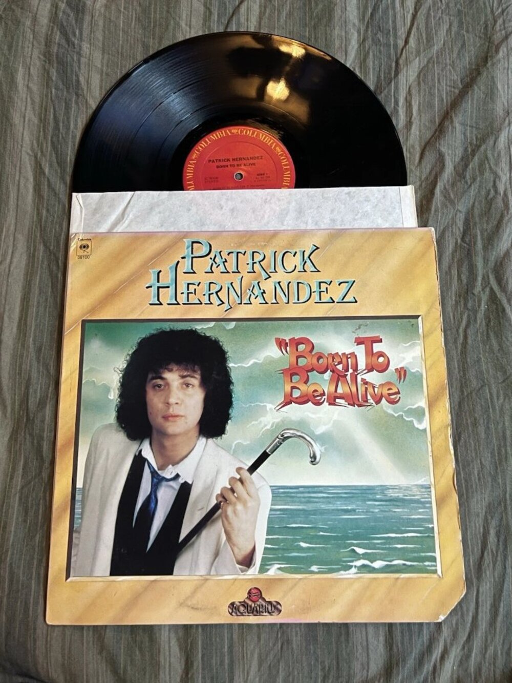 Patrick Hernandez Lp Born To Be Alive 1979 Original Euro Disco Vinyl Record